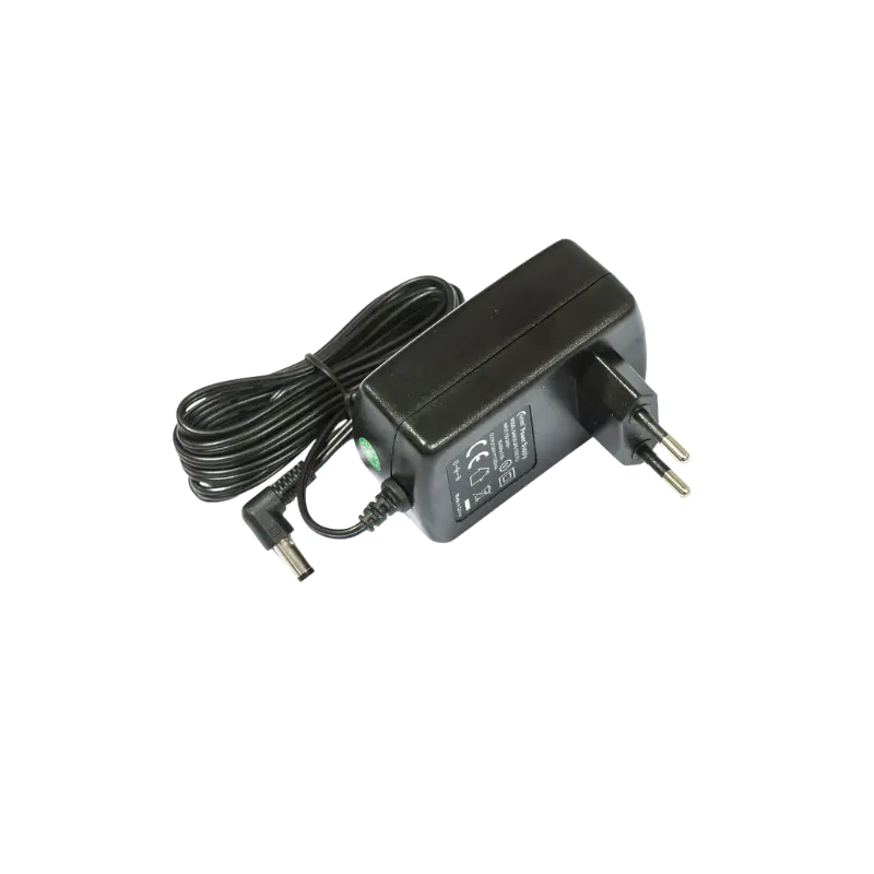 24v 1.2A 28W power supply, right angle DC plug (with EU, US, UK, AR or AU plugs)