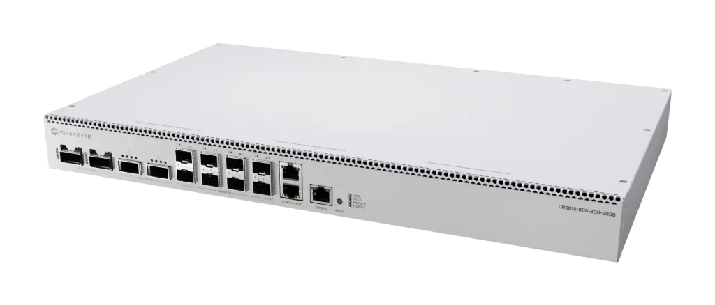 CRS812 DDQ con RouterOS L6, carcasa rackmount