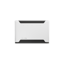 Chateau LTE12 kit with 716MHz four core CPU, 256MB RAM, 5 x Gigabit LAN, two wireless interfaces (built-in 2.4Ghz 802.11b/g/n two chain wireless with integrated antennas, built-in 5Ghz 802.11ac two chain wireless with integrated antennas), LTE CAT12 modem for International bands 1/3/5/7/8/20/28/38/40/41 with integrated antennas, SMA connectors for external antennas, tower case, USB, PSU, RouterOS L4