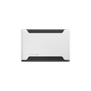 Chateau LTE18 ax kit with Quad-Core 1.8GHz CPU, 1GB RAM, 1 x 2.5 Gigabit LAN, 4 x Gigabit LAN, two wireless interfaces (built-in 2.4Ghz 802.11ax two chain wireless, built-in 5Ghz 802.11ax two chain wireless) with external antennas, LTE CAT18 modem for International bands 1/3/5/7/8/20/28/38/40/41 with integrated antennas, SMA connectors for external antennas, tower case, USB, 1.5m RJ45 cable, PSU, RouterOS L4