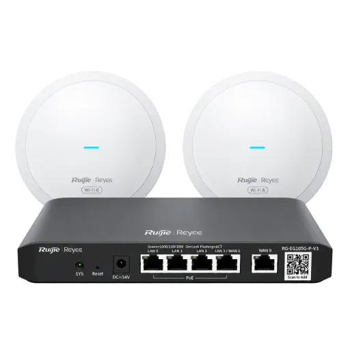 [REY-C01-RAP62] Kit Reyee WiFi 6 Pro – 2 AP + Gateway PoE